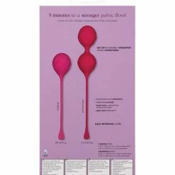 CalExotics Kegel Training 2 Pc Set - Pink Sexual Enhancers For Couples