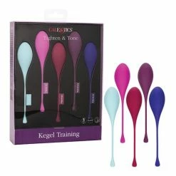 CalExotics Kegel Training 5 Pc Set - Asst Colors Sexual Enhancers For Couples
