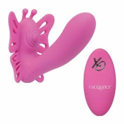 CalExotics Venus Butterfly Silicone Remote Pulsating Venus G - Pink Vibrators