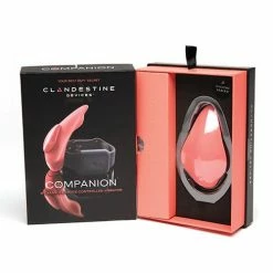 Clandestine Devices Companion Panty Vibe With Wearable Remote - Coral Vibrators