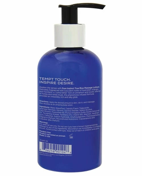 Classic Brands Pure Instinct Pheromone Massage Lotion - 8 Oz. Sexual Enhancers For Couples