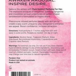 Classic Brands Sexual Enhancers For Couples Pure Instinct Pheromone Perfume For Her - .5 Oz..