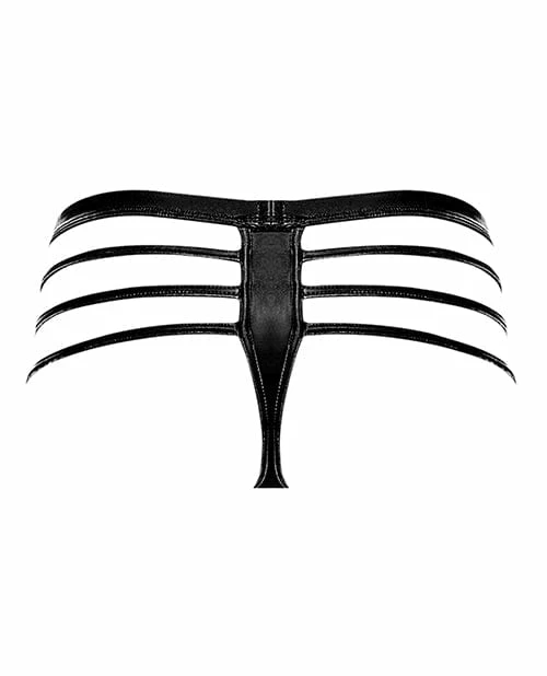 Comme Ci Comme Ca Cage Matte Cage Thong Lingerie