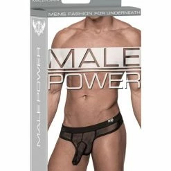 Comme Ci Comme Ca Hoser Stretch Mesh Thong