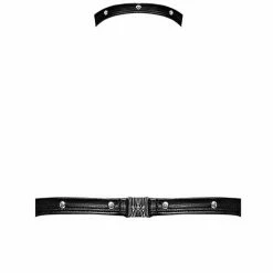 Comme Ci Comme Ca Lust Seducer Strappy Cupless & Crotchless G-string Teddy Black Lingerie