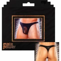 Comme Ci Comme Ca Male Power Sheer Nylon Lycra Pouch Thong
