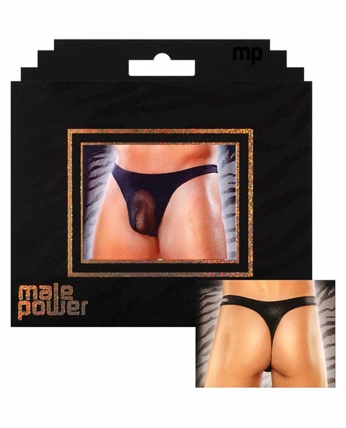 Comme Ci Comme Ca Male Power Sheer Nylon Lycra Pouch Thong