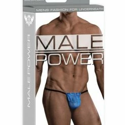 Comme Ci Comme Ca Lingerie Neon Lace Posing Strap Turquoise One Size Fits Most