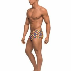 Comme Ci Comme Ca Pride Fest Contoured Pouch Mini Short Rainbow