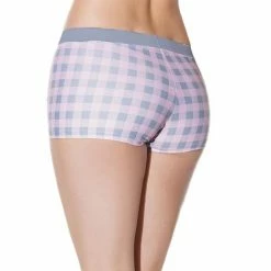Coquette International Crystal Pink Buffalo Check Print Short Lingerie