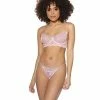 Coquette International Crystal Pink Underwire Bra & G-string Lingerie