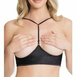 Coquette International Cupless Underbust Bra With Adjustable T-back