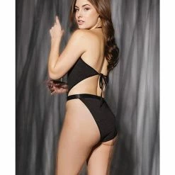 Coquette International Fashion Stretch Knit High Cut Leg Teddy