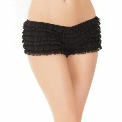 Coquette International Ruffle Shorts With Back Bow Detail Lingerie