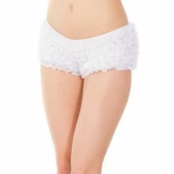 Coquette International Ruffle Shorts With Back Bow Detail Lingerie