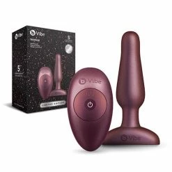 B-Vibe 5 Year Anniversary Collection Novice Remote Control Plug Set - Galaxy Plum Anal Toys