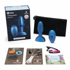Anal Toys B-Vibe 5 Year Anniversary Collection Rimming Petite Rotating & Vibrating Remote Control Plug Set