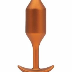 Anal Toys B-Vibe 5 Year Anniversary Collection Snug Plug 2 Weighted Silicone Plug Set - Sunburst