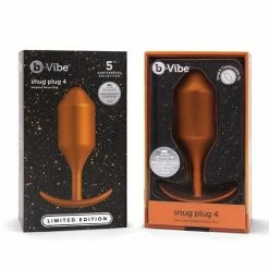 B-Vibe 5 Year Anniversary Collection Snug Plug 4 Weighted Silicone Plug Set - Sunburst