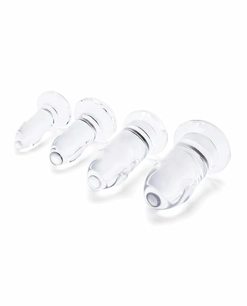 Anal Toys B-vibe Glass Anal Dilator 4 Pc Set