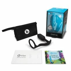 Anal Toys B-Vibe Snug & Tug Weighted Silicone & Penis Ring - 128 G Black