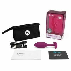 B-Vibe Vibrating Weighted Snug Plug XL