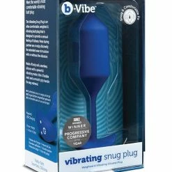 B-Vibe Vibrating Weighted Snug Plug XL