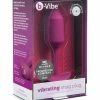B-Vibe Vibrating Weighted Snug Plug XL
