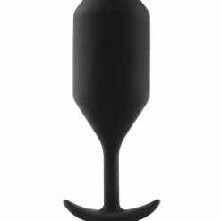 B-Vibe Weighted Snug Plug 4 - 257 G Black
