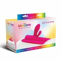 The Cowgirl Unicorn Jackalope Silicone Attachment - Pink Sex Machines