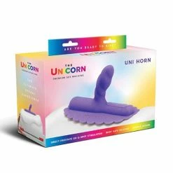 Sex Machines The Cowgirl Unicorn Uni Horn Silicone Attachment - Purple
