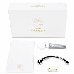 Vibrators Le Wand Mini Pleasures 4 Piece Kit - Chrome