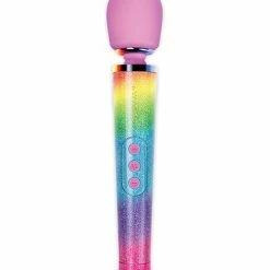 Le Wand Petite Rechargeable Vibrating Massager - Rainbow Vibrators