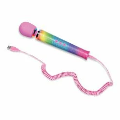 Le Wand Petite Rechargeable Vibrating Massager - Rainbow Vibrators
