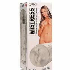 Curve Toys Penis Toys Curve Novelties Mistress Brianna Diamond Deluxe Clear Ass Stroker