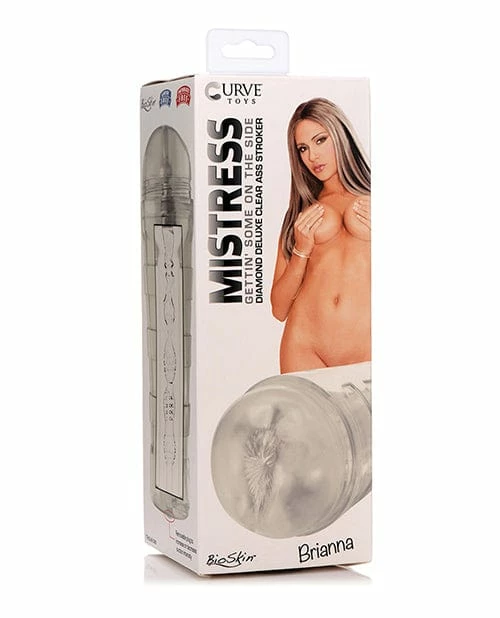 Curve Toys Penis Toys Curve Novelties Mistress Brianna Diamond Deluxe Clear Ass Stroker