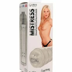 Curve Toys Curve Novelties Mistress Courtney Diamond Deluxe Clear Mouth Stroker
