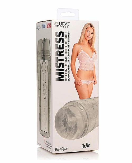 Curve Toys Penis Toys Curve Novelties Mistress Julie Diamond Deluxe Clear Pussy Stroker