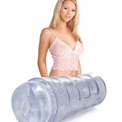 Curve Toys Penis Toys Curve Novelties Mistress Julie Diamond Deluxe Clear Pussy Stroker