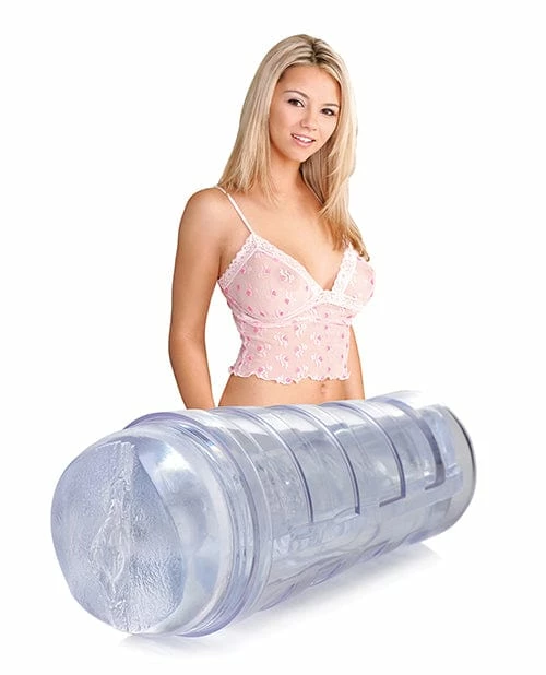 Curve Toys Penis Toys Curve Novelties Mistress Julie Diamond Deluxe Clear Pussy Stroker