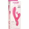 Curve Toys Vibrators Curve Novelties Power Bunnies Come Hither Suction Vibrator - Pink