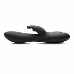 Curve Toys Curve Novelties Power Bunnies Dizzy Rotating Vibrator W-rotating Beads - Black