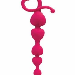 Curve Toys Curve Novelties Gossip Hearts On A String - Magenta Anal Toys