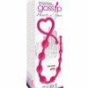 Curve Toys Curve Novelties Gossip Hearts & Spurs Anal Beads - Magenta Anal Toys