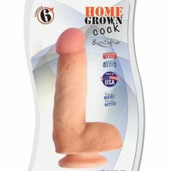 Curve Toys Curve Novelties Home Grown 6" Bioskin Cock Dildos