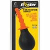 Curve Toys Curve Novelties Rooster Tail Cleaner Rippled - Orange Enemas & Douches