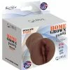 Curve Toys Curve Novelties Home Grown Pussy Delicate Daisy - Chocolate Penis Toys