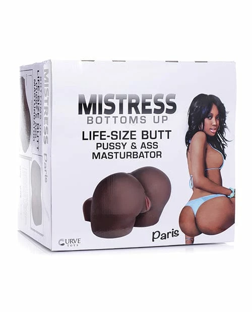 Curve Toys Penis Toys Curve Novelties Mistress Bottom's Up Paris Life Size Pussy & Ass Masturbator