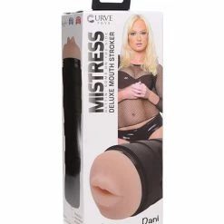 Curve Toys Curve Novelties Mistress Dani Deluxe Mouth Stroker - Ivory Penis Toys