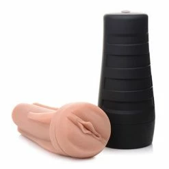 Curve Toys Curve Novelties Mistress Sophia Deluxe Pussy Stroker - Tan Penis Toys